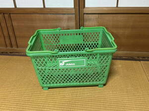 昭和レトロ　ジャスコ　スーパー　買い物かご　バスケット　 プラスチックかご