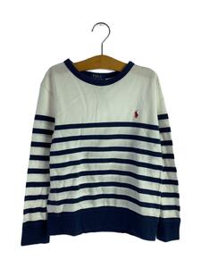 POLO RALPH LAUREN◆長袖シャツ/-/コットン/WHT/ボーダー/RN41381CA56658