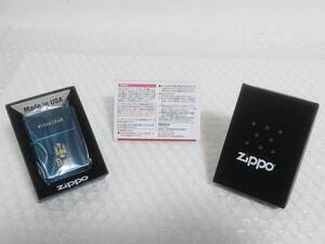 未着火品+非売品　Zippo　Peace　ブルーチタン　2015