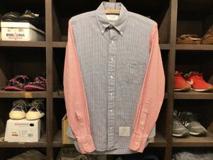 MADE IN USA THOM BROWNE GINGHAM CHECK COTTON SHIRT SIZE 0 アメリカ製 トム ブラウン ギンガム チェック コットン シャツ ニューヨーク