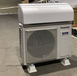 M419【中古・現状品】Panasonic　パナソニック エオリア　ルームエアコン CS-X253D-W/CU-X253D　おもに8畳用　2023年製②