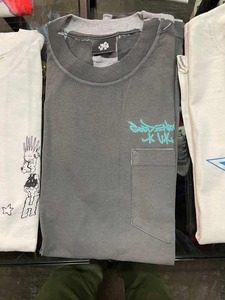 グッドイナフ2000年代　Tシャツ　 2000年代　フロント全面ブルー刺繍