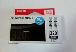 Canon キヤノン 純正インク BCI-320 PGBK 2個パック ブラック Black 期限切れ