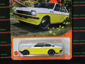 即決☆☆MB 1975 OPEL KADETT WHT/YL　オペル　カデット　マッチボックス MATCHBOX