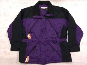 PERFORMANCE outfitters アウトドア スポーツウェア バイカラー リップストップ マウンテン ジャケット レディース ナイロン100% M 紫/黒