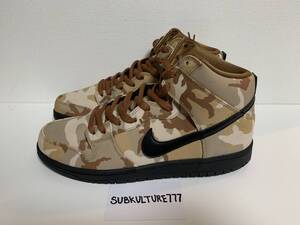 【新品】ナイキ SB ダンクハイ プロ パラシュート ベージュ/ブラック-エールブラウン Nike SB Dunk High Pro ;Desert Camo ; 29cm