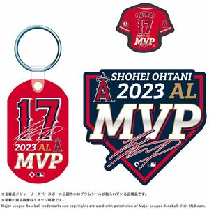 大谷翔平／2023 MVP／受賞記念／ピンバッチ等 3点セット／エンゼルス／ドジャース／デコピン