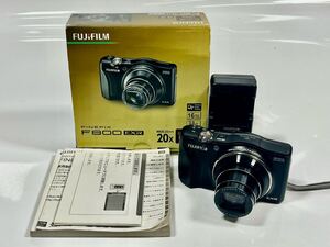 【1円スタート】【通電可】【中古品】 FUJIFILM フジフィルム コンパクトデジタルカメラ FinePix ファインピクス F800EXR ブラック充電器付