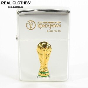 ZIPPO/ジッポー 2002 FIFA WORLD CUP KOREA JAPAN/日韓ワールドカップ メタル貼り 2000年製 /UPK