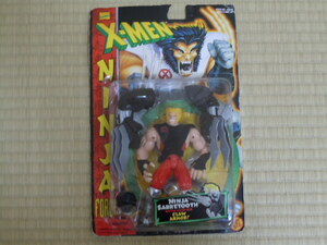 X-MEN NINJA FORCE NINJA SABRETOOTH　ニンジャ セイバートゥース　アクションフィギュア　中古品