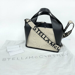 【SB-14】中古　STELLA McCARTNEY ステラマッカートニー　トートバッグ　アルターナッパ ボア　ハンドバッグ ショルダーバッグ　イタリア製