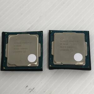 2つまとめ売り 送料無料　BIOS起動確認済 Intel Core i5 8500 SR3XE　3.00GHz　6コア6スレッド Coffee Lakeコア LGA1151