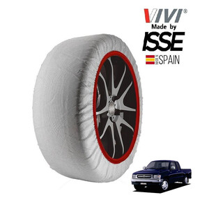 VIVI正規品 ISSE製造 SNOW SOCKS トヨタ ハイラックス LN170H 255/70R15 15インチ 4WD スノーソックス 布 タイヤ チェーン 非金属 スペイン