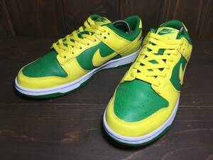 ★ナイキ NIKE ダンク DUNK 緑×黄 2022年製 26.0cm 極美品 sed 検 スニーカー AJ1 ジョーダン ターミネーター VNTG