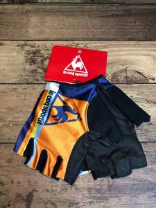 II788 ルコックスポルティフ le coq sportif グローブ 指切り オレンジ Lサイズ ※タグ付き