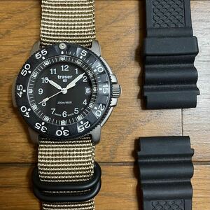 ★Traser★トレーサー★H3★Commander★ミリタリーウォッチ★LUMINOX★ルミノックス★純正ウレタンベルト付き