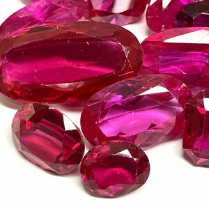 ☆ルビーおまとめ148ct☆s約29.6g ルース 裸石 宝石 ジュエリー jewelry ruby コランダム 合成