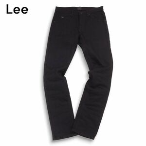 Lee リー × ナノユニバース別注★ LB0061 秋冬 裏起毛 ストレッチ スキニー デニム パンツ ジーンズ Sz.M　メンズ 黒　I4B01504_8#Q