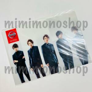 ★新品★即決★嵐【 A5 クリアファイル 日産 】ARASHI 公式 グッズ 非売品 レア 白