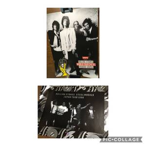 ローリングストーンズ 1990年、1994年来日記念販促B2ポスター2枚セット　ROLLING STONES