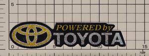 トヨタ パワードバイ スパンコール ステッカー TOYOTA POWERD by TOYOTA ゴールド 金色 gold AE86 スープラ セリカ レビン トレノ