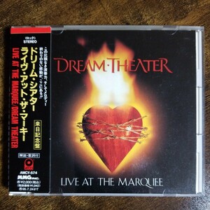 【国内盤CD帯付き】ドリーム ・シアター　ライヴ ・アット・ザ・マーキー　DREAM THEATER　LIVE AT THE MARQUEE　国内盤初版　管理番号J