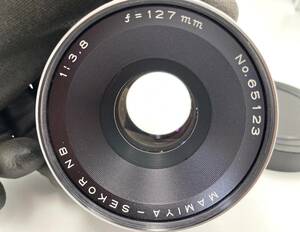 Mamiya　SEKOR　127mm　1:3.8　　マミヤ　RB67 用レンズ　SD 対応 .