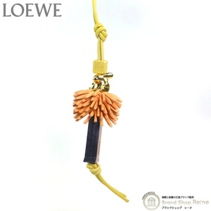 ロエベ （LOEWE） アナグラム ラビット チャーム ストラップ キーホルダー イエロー×オレンジ（新品）