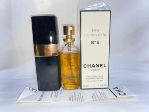 ほぼ満量　シャネル　ＣＨＡＮＥＬ　Ｎ°５　オードゥトワレット　ヴァポリザター　５０ｍｌ