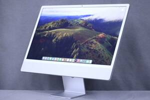 1円～ 美品 M1搭載 16GBメモリ 2021年モデル 24.0インチ Retina 4.5K Apple iMac 2021 M1 8コア RAM16GB SSD256GB OS 14 Sonoma