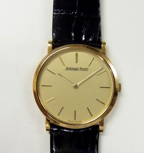 オーデマ・ピゲ / Audemars Piguet / 手巻エクストラ・フラット / 18K ケース。