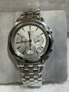 【2004年購入 保管品】Longines L4.718.4.72.6 Flagship(フラッグシップ) クロノグラフ 自動巻き L4.718.4 / L650.2