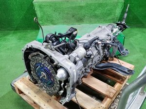 レガシィ B4 BE5 マニュアルミッションAssy 本体 MT 5速 EJ20 ターボ 144,256km 社外クラッチ RSK EJ208DWDBE 後期 ツーリングワゴン BH5