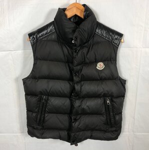 備考記載あり MONCLER モンクレール CHEVAL VEST ダウンベスト 型番:120914330105 サイズ:0 ブラック ☆良品☆[65-0119-M13]