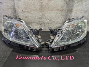 【I2265】レクサス LS LS460 LS600 前期 純正 左右 ヘッドライト ランプ HID キセノン プロジェクター A9