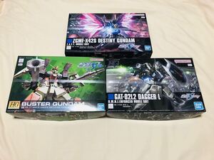 HG デスティニーガンダム　バスター　ダガーL 機動戦士ガンダム SEED DESTINY GUNDAM BUSTER GUNDAM DAGGER L