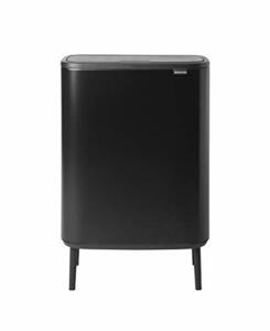 ブラバンシア(Brabantia) フタ付きゴミ箱 マットブラック 60L Bo タッチビン ハイ 130229