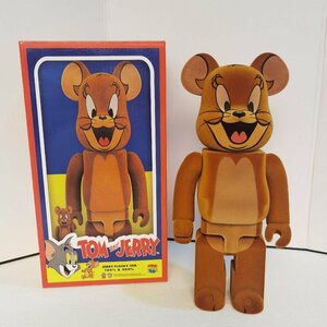 BE@RBRICK JERRY フロッキー Ver. 400％（TOM AND JERRY） ベアブリック bearbrick MEDICOM TOY なかよくケンカしな