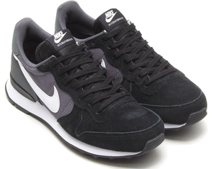 24cm●ナイキ インターナショナリスト NIKE INTERNATIONALIST 黒 白 インター 629684 012 スニーカー ランニング ジム レディース 　