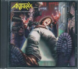 ANTHRAX / Spreading The Disease 422-826-668-2 USA盤 CD アンスラックス / 狂気のスラッシュ感染 4枚同梱発送可能