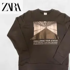 【美品】ZARA トレーナー　黒　Mサイズ