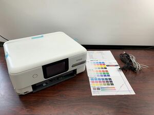 @103002) エプソン EPSON インクジェットプリンター EW-M752T エコタンク搭載モデルホワイト　動作品　（丙1）