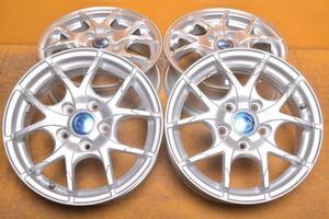 240125503047210　AL　15×6J　+45　5穴　PCD114.3　ハブ径73mm　テーパー　4本セット