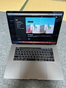 Mac book pro 2017 2.8G 16Gメモリー　ストレージ５１２G 完動品　中古小傷あり