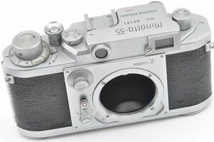 Minolta-35 MODEL II ミノルタ ３５ モデル Ⅱ 千代田光学精工 CHIYODA KOGAKU 日本製 JAPAN レンジファインダー Minolta 35 ２ 2