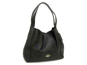 1円 ■極美品■ COACH コーチ 79965 ハドリーホーボー28 レザー ショルダーバッグ トートバッグ レディース ブラック系 BI6350