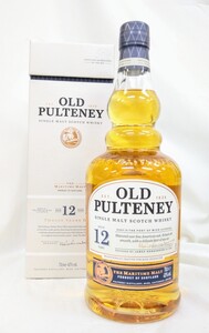 未開栓 OLD PULTENEY オールドプルトニー 12年 スコッチ 700ml 40％ SCOTCH WHISKY 古酒 Lh6◇10