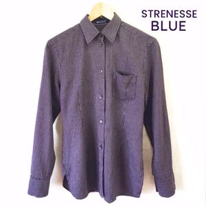 STRENESSE BLUE ストラネスブルー コットン ブラウス トップス シャツ 長袖 