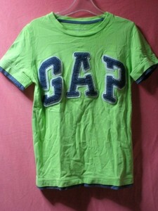 ＵＳＥＤ キッズ ＧＡＰ Ｔシャツ サイズ１４０ ライムグリーン