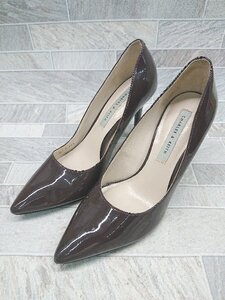 ◇ CHARLES & KEITH チャールズ＆キース ヒール パンプス サイズ38 ダークブラウン系 レディース P